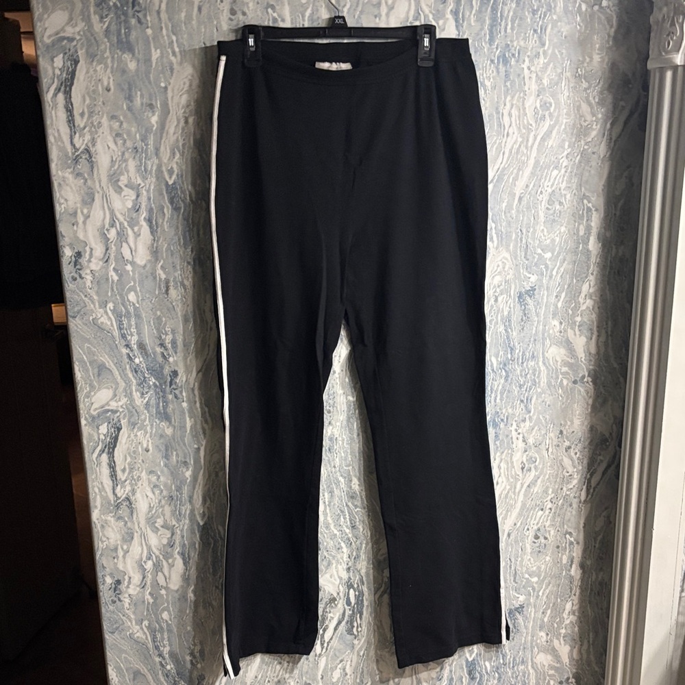 Woman Within Black Pants sweat pants